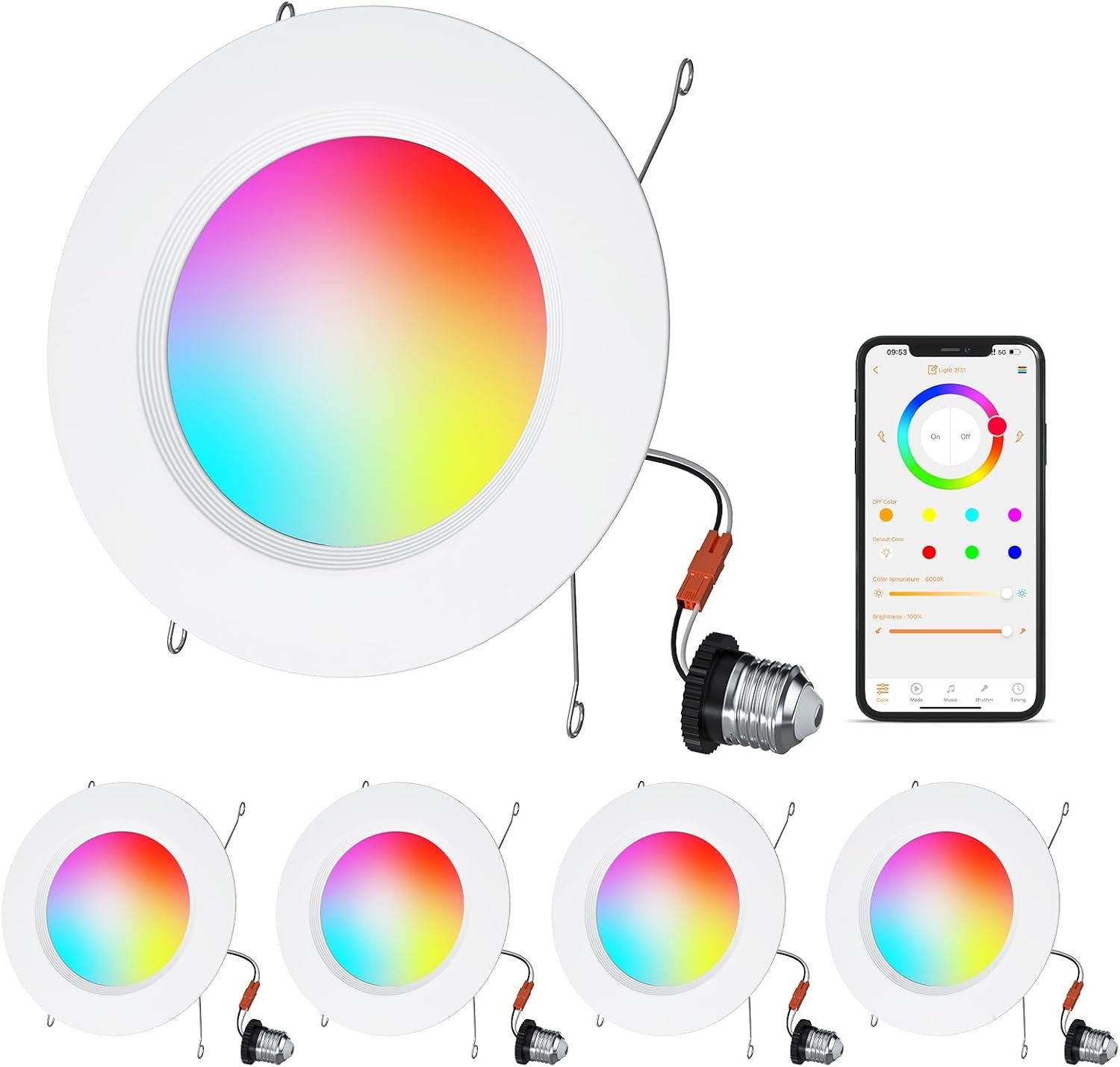 5/6 Inch 13W Recessed Lighting Color Changing Can Light: A Practical Guide to Multicolor LED Downlights